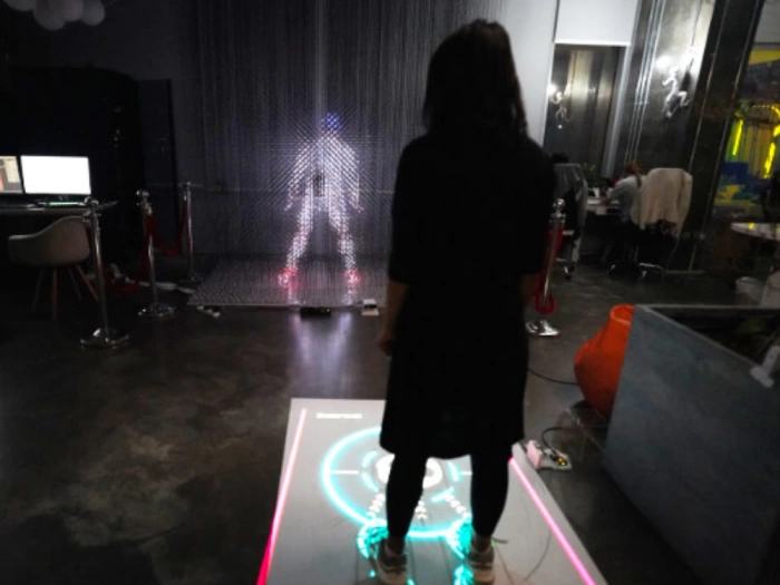 STAND IN THE DEFINED AREA