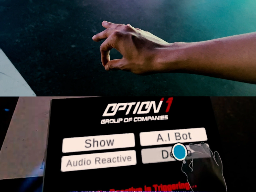 AR VR User interface